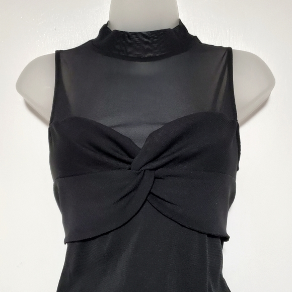 Express high neck, mesh top bodysuit sz M - Picture 3 of 11